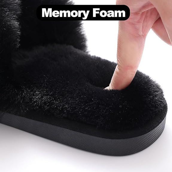 Women’s Fuzzy Slippers