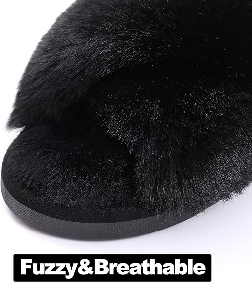 Women’s Fuzzy Slippers